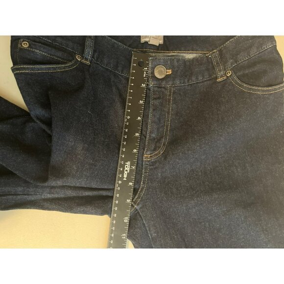 J. Jill Sz 8 Authentic Fit Stretch Below Waist Flare Wide Leg Jeans - Picture 7 of 7